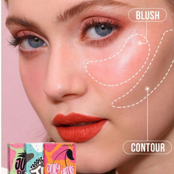 NWT Misslyn 3Pcs Blush and Contour Set - Picture 2 of 5